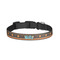 African Lions & Elephants Dog Collar - Small - Front