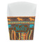 African Lions & Elephants French Fry Favor Box - Front View