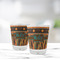 African Lions & Elephants Glass Shot Glass - Standard - LIFESTYLE