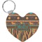 African Lions & Elephants Heart Keychain (Personalized)