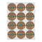 African Lions & Elephants Icing Circle - Small - Set of 12