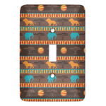 African Lions & Elephants Light Switch Cover