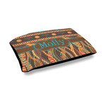 African Lions & Elephants Outdoor Dog Bed - Medium (Personalized)