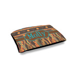 African Lions & Elephants Outdoor Dog Bed - Small (Personalized)