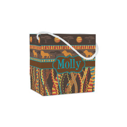 African Lions & Elephants Party Favor Gift Bags - Matte (Personalized)