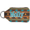 African Lions & Elephants Sanitizer Holder Keychain - Small (Back)