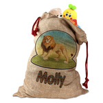 African Lions & Elephants Santa Sack (Personalized)