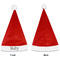 African Lions & Elephants Santa Hats - Front and Back (Single Print) APPROVAL