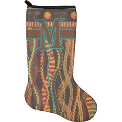 African Lions & Elephants Holiday Stocking - Single-Sided - Neoprene (Personalized)
