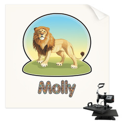 African Lions & Elephants Sublimation Transfer - Youth / Women (Personalized)