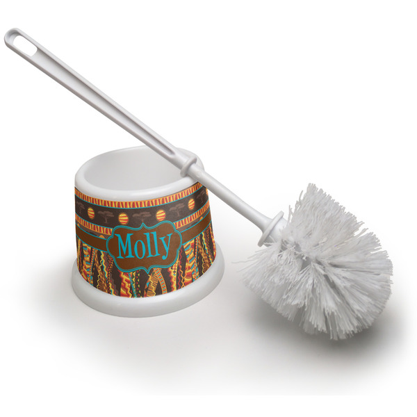 Custom African Lions & Elephants Toilet Brush (Personalized)