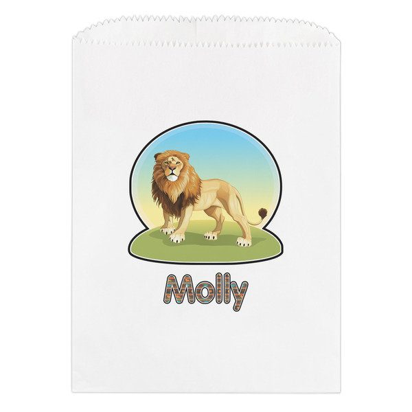 Custom African Lions & Elephants Treat Bag (Personalized)