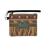 African Lions & Elephants Wristlet ID Case w/ Name or Text