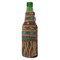 African Lions & Elephants Zipper Bottle Cooler - ANGLE (bottle)