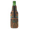 African Lions & Elephants Zipper Bottle Cooler - BACK (bottle)