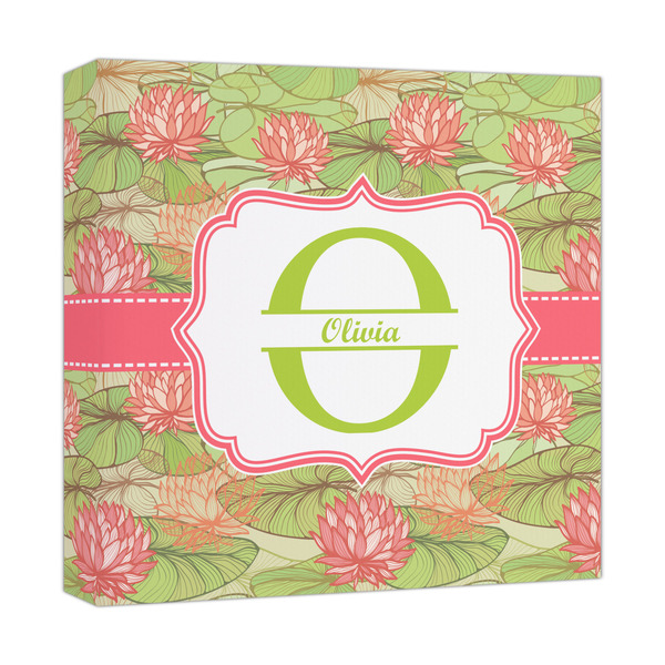 Custom Lily Pads Canvas Print - 12x12 (Personalized)