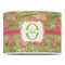 Lily Pads 16" Drum Lampshade - FRONT (Poly Film)