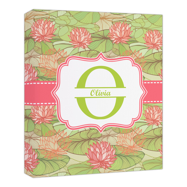 Custom Lily Pads Canvas Print - 20x24 (Personalized)