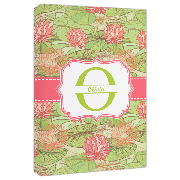 Custom Lily Pads Canvas Print - 20x30 (Personalized)