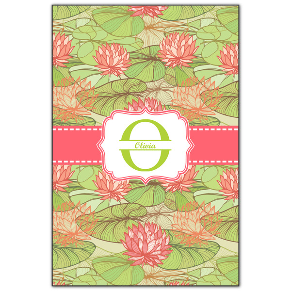 Custom Lily Pads Wood Print - 20x30 (Personalized)