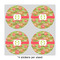 Lily Pads 4" Multipurpose Round Labels - Sheet