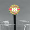 Lily Pads Black Plastic 7" Stir Stick - Round - Main