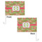 Lily Pads Car Flag - 11" x 8" - Front & Back View