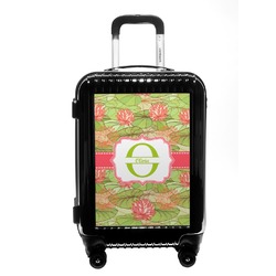 Lily Pads Carry On Hard Shell Suitcase (Personalized)