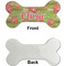 Lily Pads Ceramic Flat Ornament - Bone Front & Back Single Print (APPROVAL)