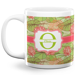 Lily Pads 20 Oz Coffee Mug - White (Personalized)