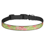 Lily Pads Dog Collar - Medium (Personalized)