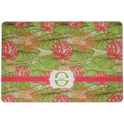 Lily Pads Dog Food Mat w/ Name and Initial