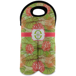 Lily Pads Wine Tote Bag (2 Bottles) (Personalized)
