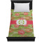 Lily Pads Duvet Cover - Twin - On Bed - No Prop