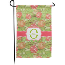 Lily Pads Small Garden Flag - Single Sided w/ Name and Initial