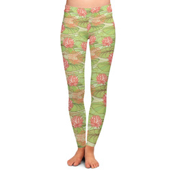 Lily Pads Ladies Leggings - 2X-Large