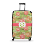 Lily Pads Suitcase - 28" Large - Checked w/ Name and Initial