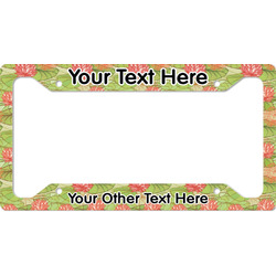 Lily Pads License Plate Frame - Style A (Personalized)