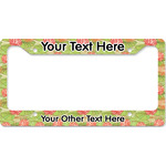 Lily Pads License Plate Frame - Style B (Personalized)