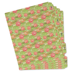 Lily Pads Binder Tab Divider - Set of 5 (Personalized)
