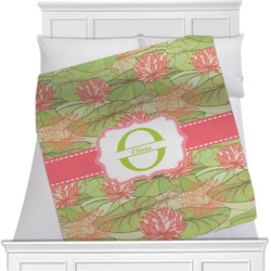 Lily Pads Minky Blanket - Twin / Full - 80"x60" - Double Sided (Personalized)