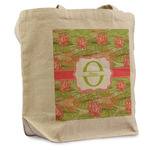 Lily Pads Reusable Cotton Grocery Bag - Single (Personalized)