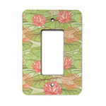 Lily Pads Rocker Style Light Switch Cover - Single Switch