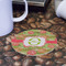 Lily Pads Round Paper Coaster - Front