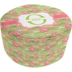 Lily Pads Round Pouf Ottoman (Personalized)