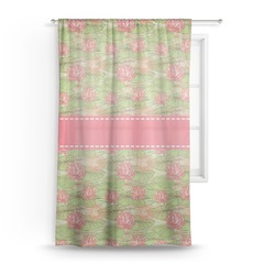 Lily Pads Sheer Curtain - 50"x84"