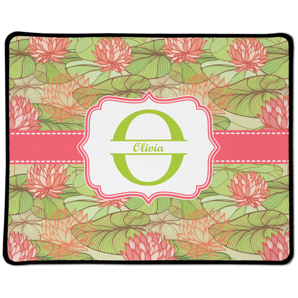 Custom Lily Pads Large Gaming Mouse Pad - 12.5" x 10" (Personalized)