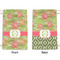 Lily Pads Small Laundry Bag - Front & Back View