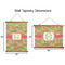 Lily Pads Wall Hanging Tapestries - Parent/Sizing