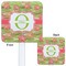 Lily Pads White Plastic Stir Stick - Double Sided - Approval